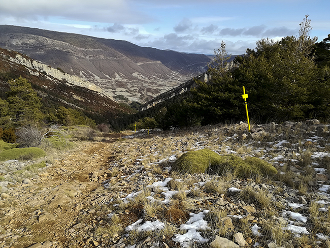 Pico Gratal gasoducto- Sierra Gratal - Hoya de Huesca