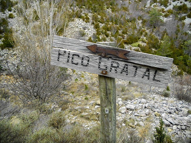 Cima Pico Gratal - Sierra Gratal